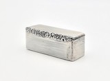 Sterling silver snuff box with a London hallmark for the year of 1878. 112g., 3,4x9x3,5cm, 1878