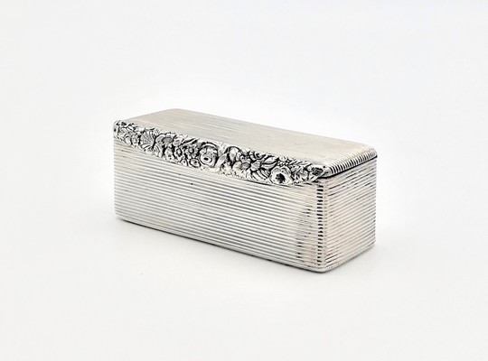 Silver snuff box - Caixa para rapé em prata