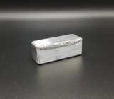 Sterling silver snuff box with a London hallmark for the year of 1878. 112g., 3,4x9x3,5cm, 1878