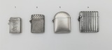 Portuguese vesta case (item) 1. Boar hallmark (Porto, Portugal), 833/1000 silver - 17,5g; 2. Boar hallmark (Porto, Portugal), 833/1000 silver - 17g; 3. Art Deco, boar hallmark (Porto, Portugal), 833/1000 silver - 26,8g; 4. Unavailable, , 1887-1937