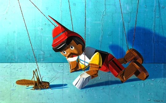 Pinocchio et sa Conscience