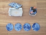 Caixa Hungria e Caixa Gomos da Colecção CANNAREGIO e Conjunto bases de copos ONDA VA inspirados na obra de Hokusai., ,