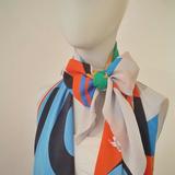 silk scarf, 90x90,