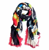 10% cashmere 90% modal scarf, 138x200 cm,